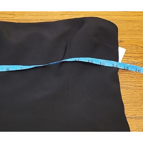 NWT Black‎ Bandeau Top Smocked Back Layering Office Siren Minimalist Elegant - S - Picture 3 of 6